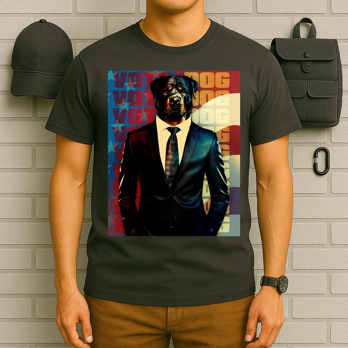 Funny Retro Vintage Election Vote Dog T-Shirt