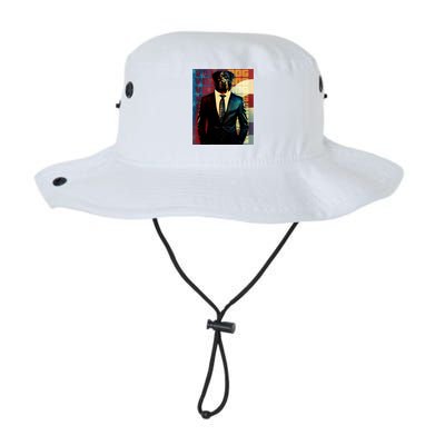 Funny Retro Vintage Election Vote Dog Legacy Cool Fit Booney Bucket Hat