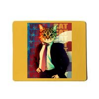 Funny Retro Vintage Election Vote Cat Mousepad