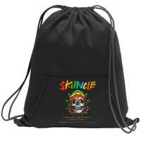 Funny Retro Vintage Uncle Skunkle Weed Smoker Sweatshirt Cinch Pack Bag