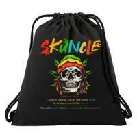 Funny Retro Vintage Uncle Skunkle Weed Smoker Drawstring Bag