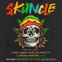 Funny Retro Vintage Uncle Skunkle Weed Smoker Hat