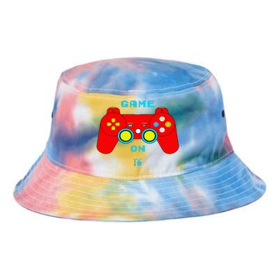 Funny Red Video Game Control Gift Tie Dye Newport Bucket Hat