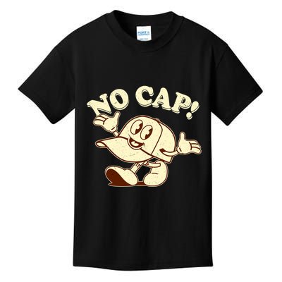 Funny Retro Vintage Cartoon No Cap Kids T-Shirt