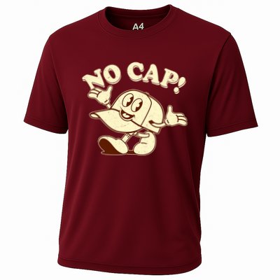 Funny Retro Vintage Cartoon No Cap Performance Shirt