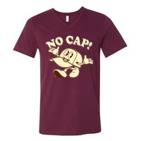 Funny Retro Vintage Cartoon No Cap V-Neck T-Shirt