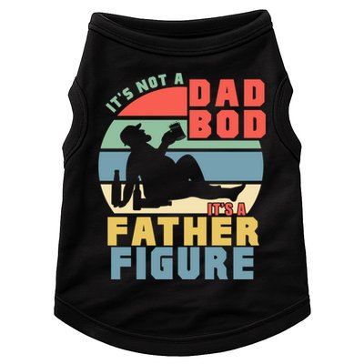 Funny Retro Vintage Its Not A Dad Bod Its A Father Figure Gift Doggie Tank