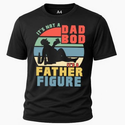 Funny Retro Vintage Its Not A Dad Bod Its A Father Figure Gift Performance Shirt