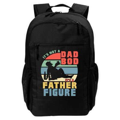 Funny Retro Vintage Its Not A Dad Bod Its A Father Figure Gift Backpack