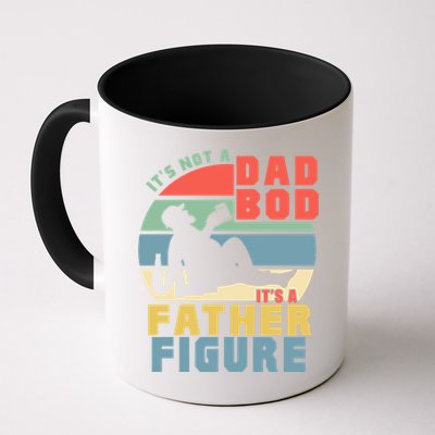 Funny Retro Vintage Its Not A Dad Bod Its A Father Figure Gift Mug