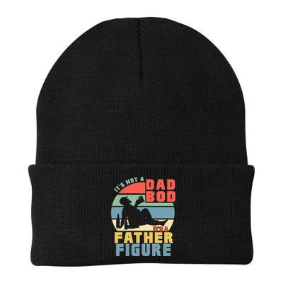 Funny Retro Vintage Its Not A Dad Bod Its A Father Figure Gift Beanie