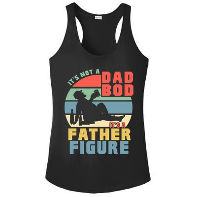 Funny Retro Vintage Its Not A Dad Bod Its A Father Figure Gift Ladies PosiCharge Competitor Racerback Tank