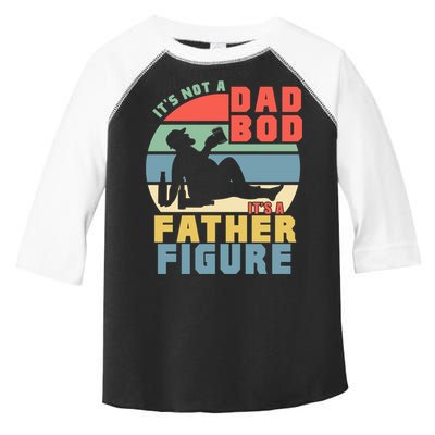 Funny Retro Vintage Its Not A Dad Bod Its A Father Figure Gift Toddler Fine Jersey T-Shirt