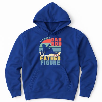Funny Retro Vintage Its Not A Dad Bod Its A Father Figure Gift Hoodie