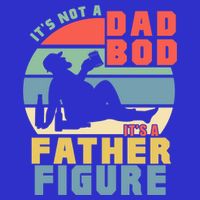 Funny Retro Vintage Its Not A Dad Bod Its A Father Figure Gift Poster