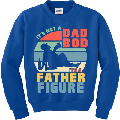 Funny Retro Vintage Its Not A Dad Bod Its A Father Figure Gift Kids Sweatshirt