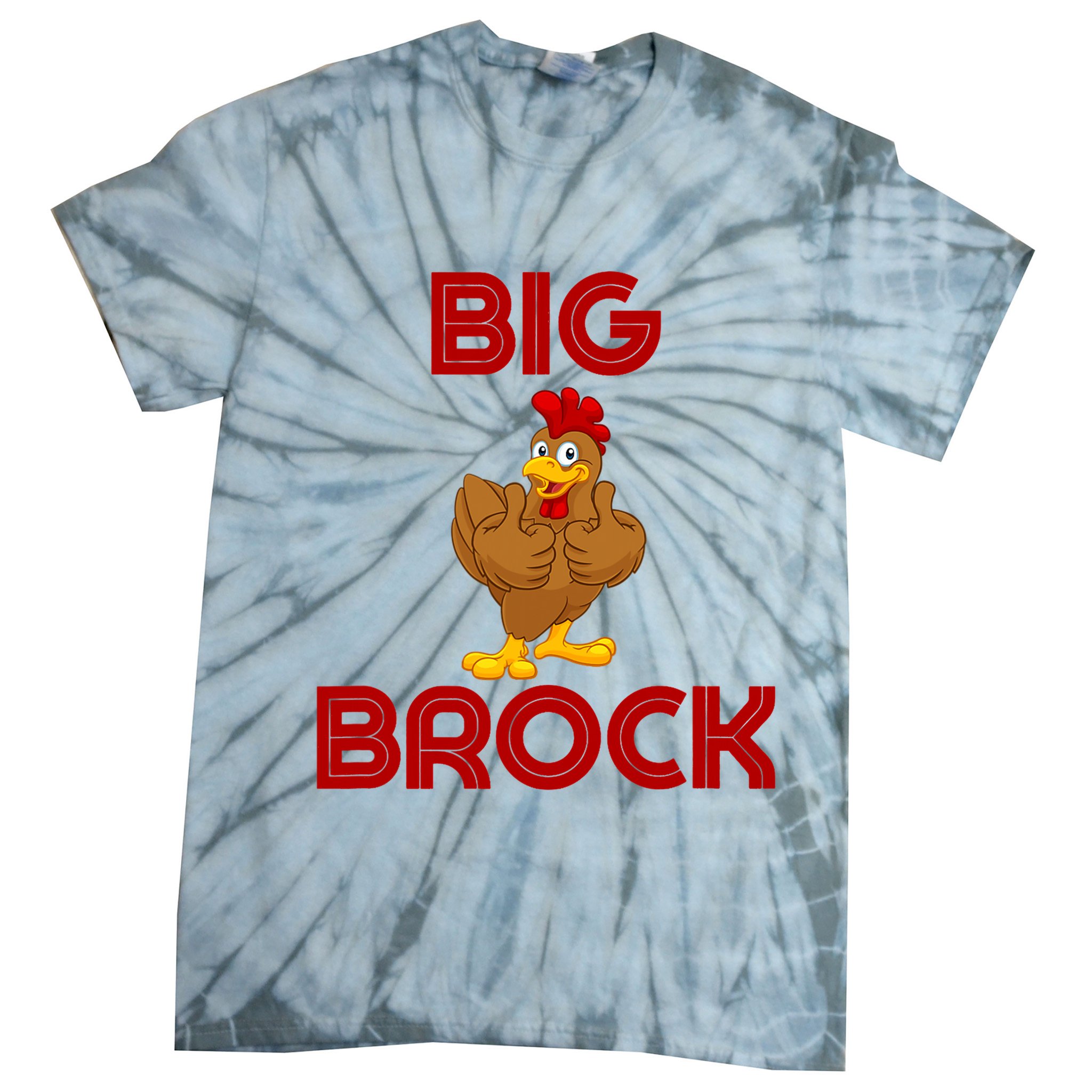 Funny Retro Vintage Big Cock Brock Humor Tie-Dye T-Shirt