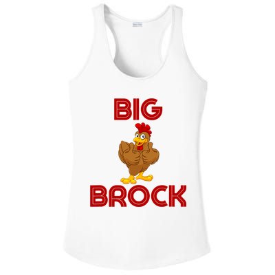Funny Retro Vintage Big Cock Brock Humor Ladies PosiCharge Competitor Racerback Tank
