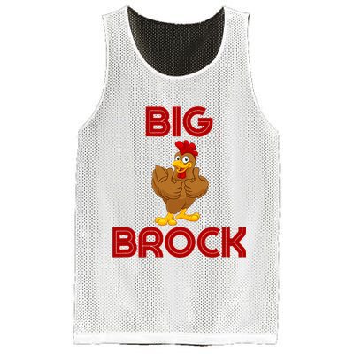 Funny Retro Vintage Big Cock Brock Humor Mesh Reversible Basketball Jersey Tank