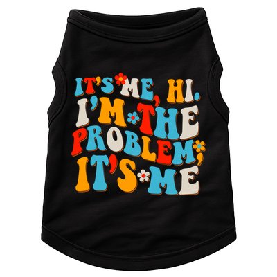 Funny Retro Vintage It's Me Hi I'm The Problem It's Me Doggie Tank