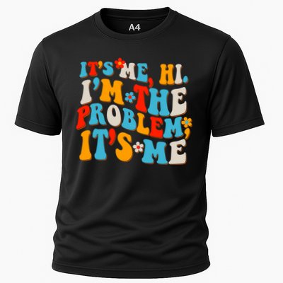 Funny Retro Vintage It's Me Hi I'm The Problem It's Me Performance Shirt