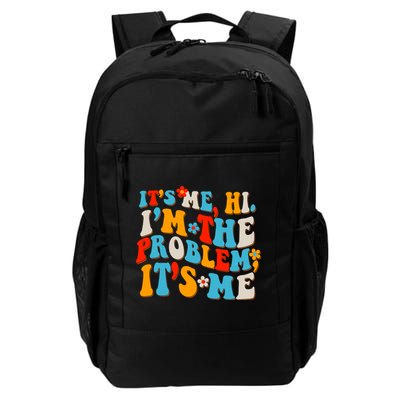 Funny Retro Vintage It's Me Hi I'm The Problem It's Me Backpack