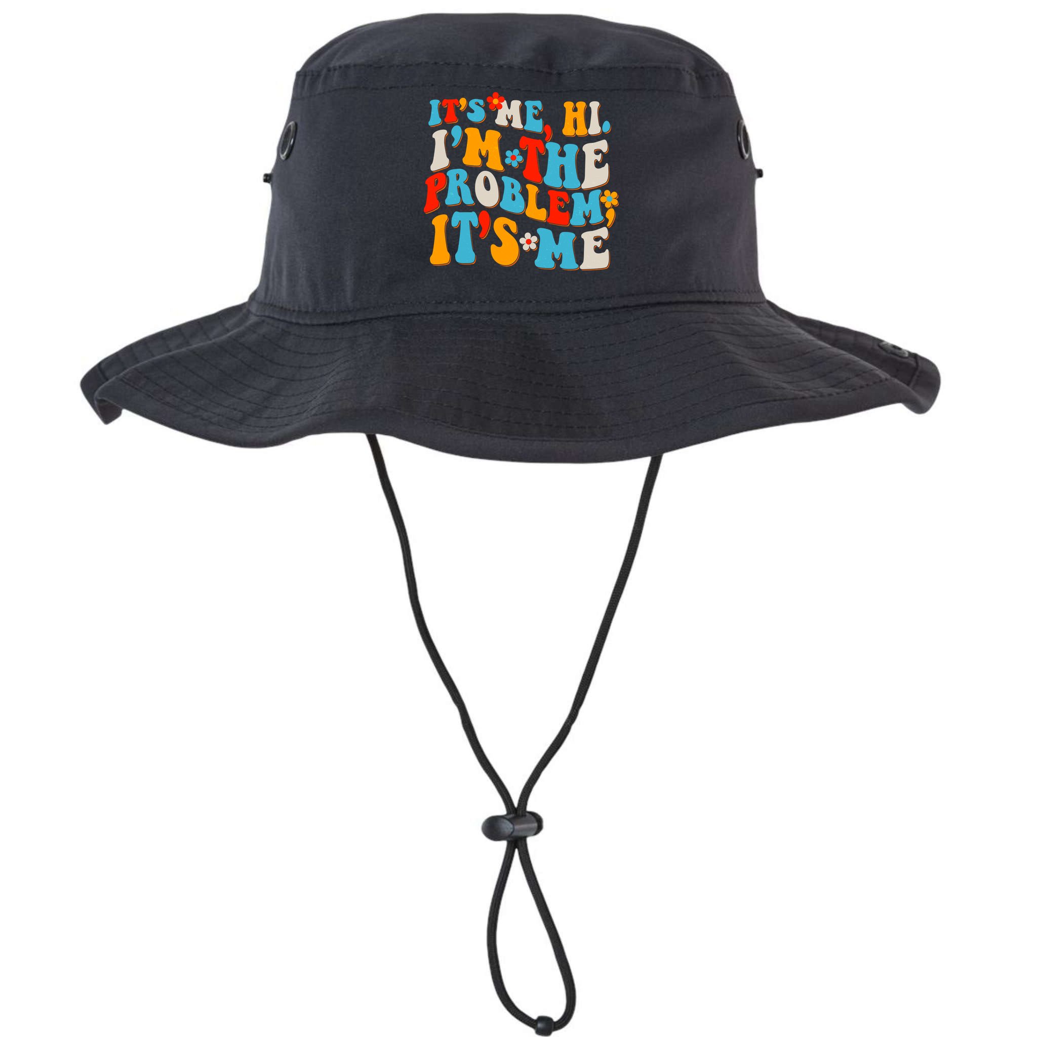 Funny Retro Vintage It's Me Hi I'm The Problem It's Me Bucket Hat