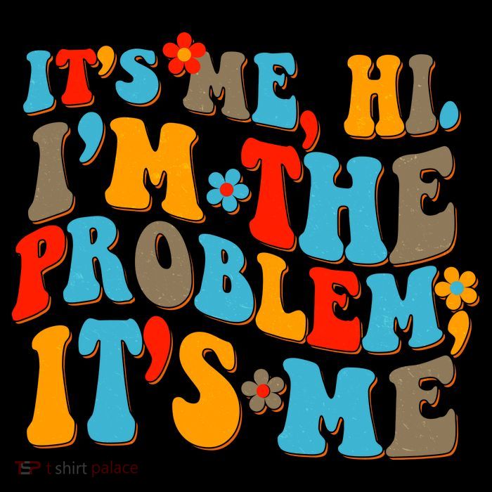 Funny Retro Vintage It's Me Hi I'm The Problem It's Me Mug