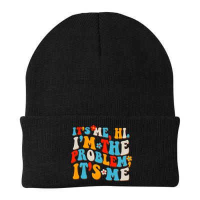 Funny Retro Vintage It's Me Hi I'm The Problem It's Me Beanie
