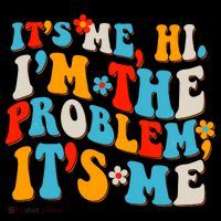 Funny Retro Vintage It's Me Hi I'm The Problem It's Me Visor