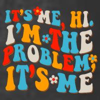 Funny Retro Vintage It's Me Hi I'm The Problem It's Me Women's Pullover Hoodie