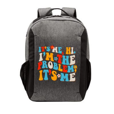 Funny Retro Vintage It's Me Hi I'm The Problem It's Me Vector Backpack