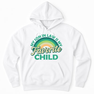 Funny Retro Vintage My Son In Law Is My Favorite Child Hoodie