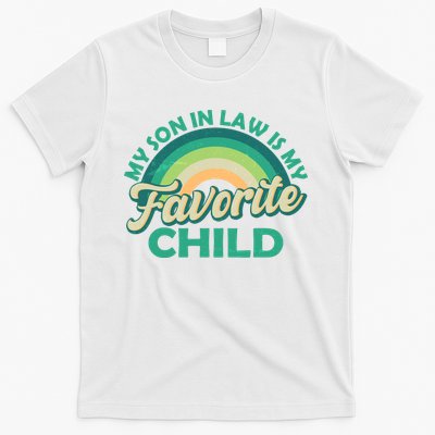 Funny Retro Vintage My Son In Law Is My Favorite Child T-Shirt