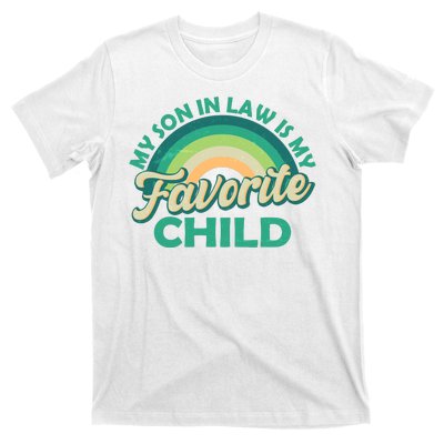 Funny Retro Vintage My Son In Law Is My Favorite Child T-Shirt