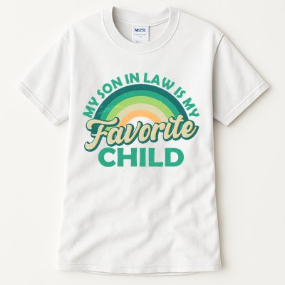 Funny Retro Vintage My Son In Law Is My Favorite Child Tall T-Shirt