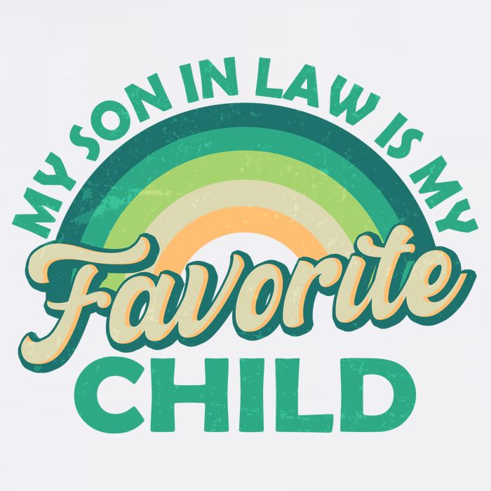 Funny Retro Vintage My Son In Law Is My Favorite Child Button