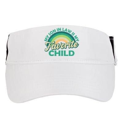 Funny Retro Vintage My Son In Law Is My Favorite Child Adult Drive Performance Visor