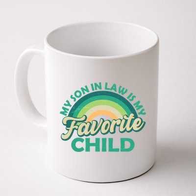 Funny Retro Vintage My Son In Law Is My Favorite Child Mug