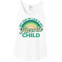 Funny Retro Vintage My Son In Law Is My Favorite Child Ladies Essential Tank