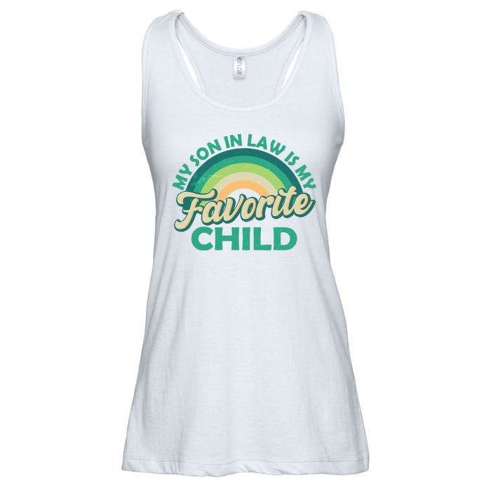 Funny Retro Vintage My Son In Law Is My Favorite Child Ladies Essential Flowy Tank