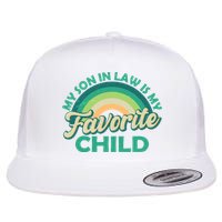 Funny Retro Vintage My Son In Law Is My Favorite Child Flatbill Hat