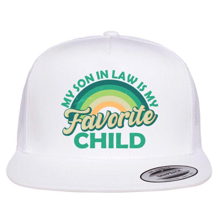 Funny Retro Vintage My Son In Law Is My Favorite Child Flatbill Hat