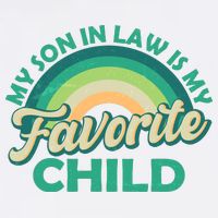 Funny Retro Vintage My Son In Law Is My Favorite Child Flatbill Hat