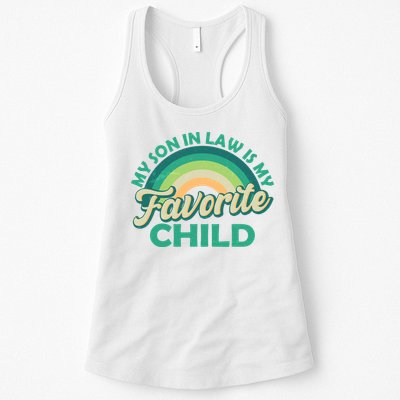 Funny Retro Vintage My Son In Law Is My Favorite Child Womens Tank Top