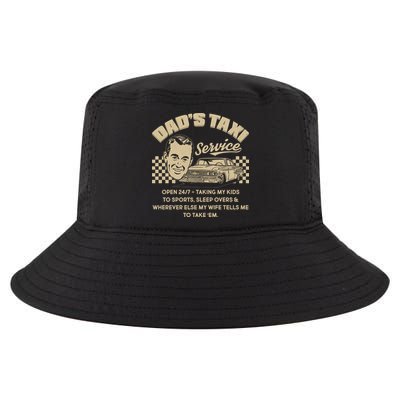 Funny Retro Vintage Dad's Taxi Service Cool Comfort Performance Bucket Hat