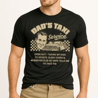 Funny Retro Vintage Dad's Taxi Service Performance Shirt