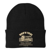 Funny Retro Vintage Dad's Taxi Service Beanie