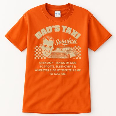 Funny Retro Vintage Dad's Taxi Service Tall T-Shirt