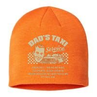 Funny Retro Vintage Dad's Taxi Service Sustainable Beanie